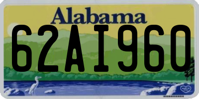 AL license plate 62AI960