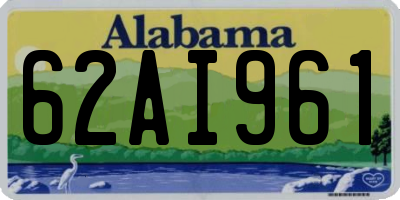 AL license plate 62AI961