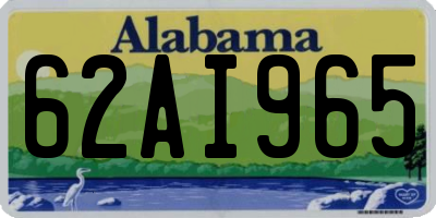 AL license plate 62AI965