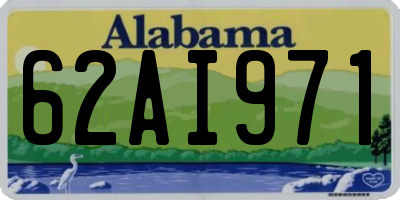 AL license plate 62AI971