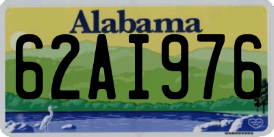 AL license plate 62AI976