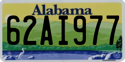 AL license plate 62AI977