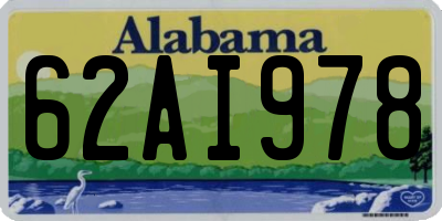 AL license plate 62AI978