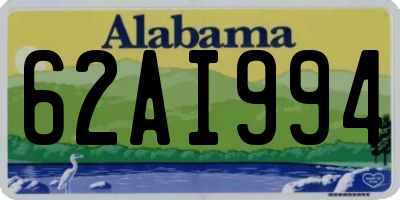 AL license plate 62AI994