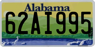 AL license plate 62AI995