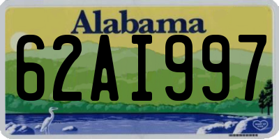 AL license plate 62AI997