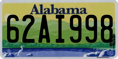 AL license plate 62AI998