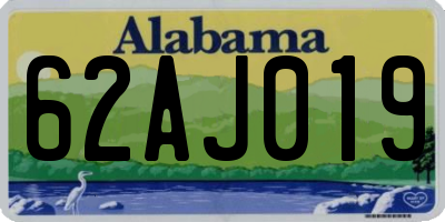 AL license plate 62AJ019