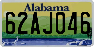 AL license plate 62AJ046