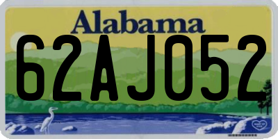 AL license plate 62AJ052