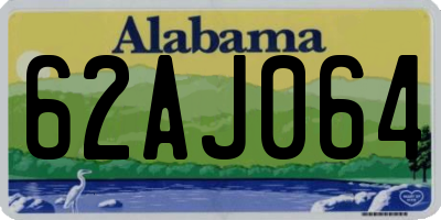 AL license plate 62AJ064