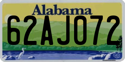 AL license plate 62AJ072