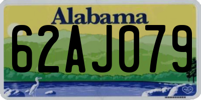 AL license plate 62AJ079