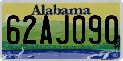 AL license plate 62AJ090