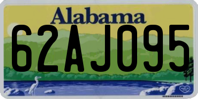 AL license plate 62AJ095