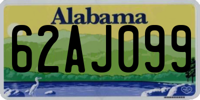 AL license plate 62AJ099