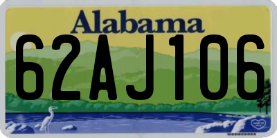 AL license plate 62AJ106