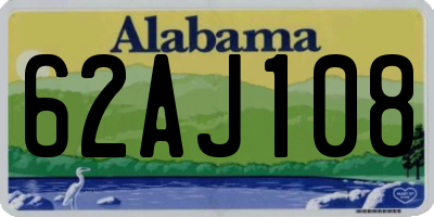 AL license plate 62AJ108