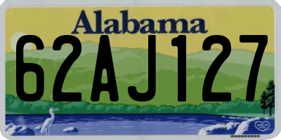 AL license plate 62AJ127