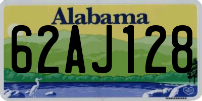 AL license plate 62AJ128