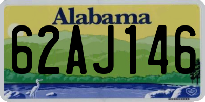 AL license plate 62AJ146