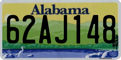 AL license plate 62AJ148