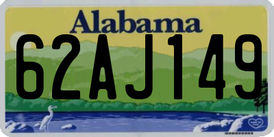 AL license plate 62AJ149