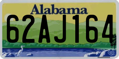 AL license plate 62AJ164