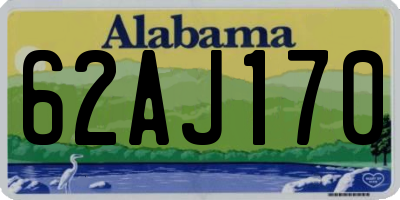 AL license plate 62AJ170