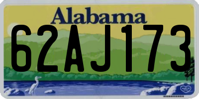 AL license plate 62AJ173