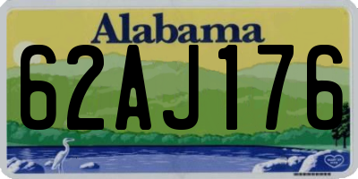 AL license plate 62AJ176