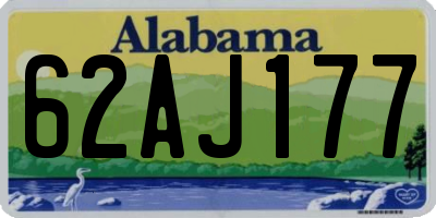 AL license plate 62AJ177