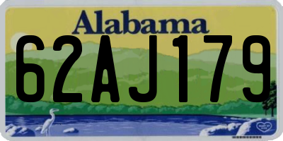 AL license plate 62AJ179