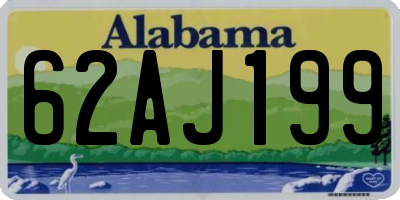 AL license plate 62AJ199