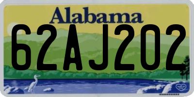 AL license plate 62AJ202