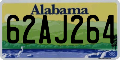 AL license plate 62AJ264
