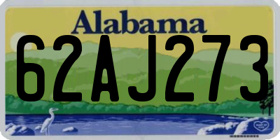AL license plate 62AJ273