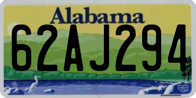 AL license plate 62AJ294