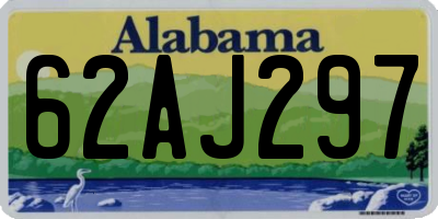 AL license plate 62AJ297