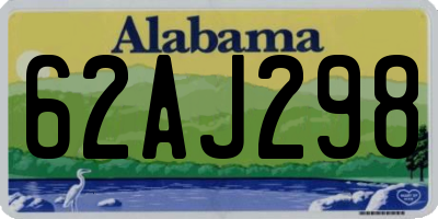 AL license plate 62AJ298