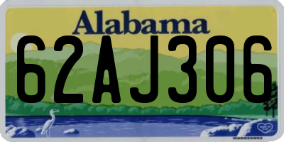 AL license plate 62AJ306