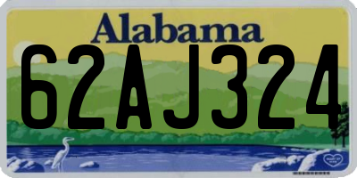 AL license plate 62AJ324