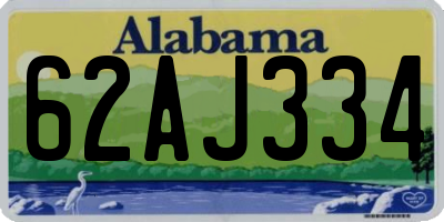 AL license plate 62AJ334