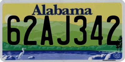 AL license plate 62AJ342