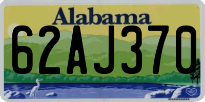 AL license plate 62AJ370