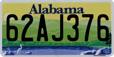 AL license plate 62AJ376