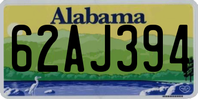 AL license plate 62AJ394