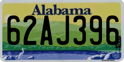 AL license plate 62AJ396