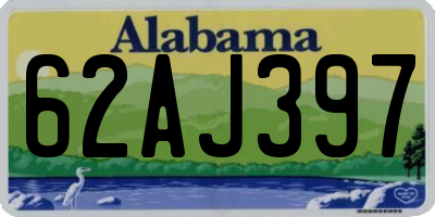 AL license plate 62AJ397