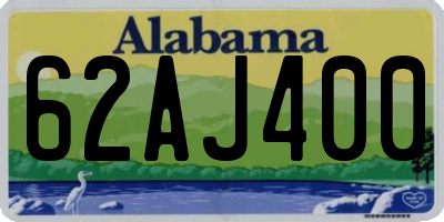 AL license plate 62AJ400